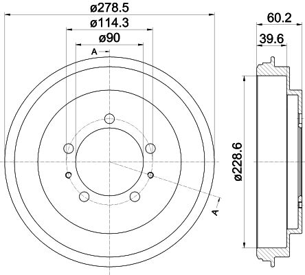 HELLA PAGID Jarrurumpu 8DT 355 302-431